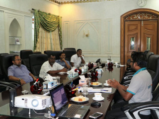 MIRA officials meeting with judges of the High Court