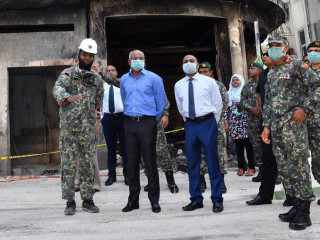 އަލިފާނުގެ ހާދިސާގައި ގެއްލުންވި ގެތައް ރައީސް ބައްލަވާލައްވަނީ