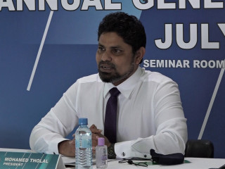 އެތުލެޓިކްސް އެސޯސިއޭޝަން އޮފް މޯލްޑިވްސްގެ ރައީސްގެ މަގާމަށް ތިންވަނަ ދައުރަކަށް އިންތިޚާބުވި މުޙައްމަދު ތޮލާލް