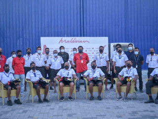 އިންޑިއާ އަށް ދިޔަ ސިޕްލޭން ކްރޫ ރާއްޖެ އައުން- ފޮޓޯ: މޯލްޑިވިއަން