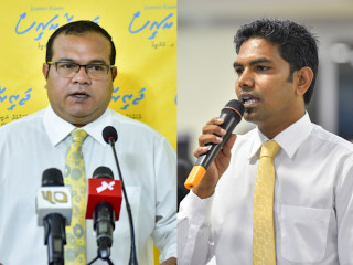 އެމްޑީޕީގެ ނައިބް ރައީސްކަމަށް ވާދަކުރެއްވި މުހައްމަދު ޝިފާޒާއި، މުހައްމަދު އަސްލަމް