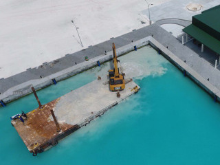 ކުޅުދުއްފުށި ބަނދަރު ބޮޑުކުރުމުގެ މަޝްރޫއުގެ ފޮޓޯއެއް