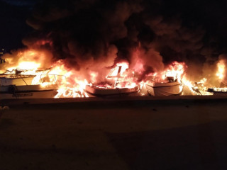 The fire took place in March