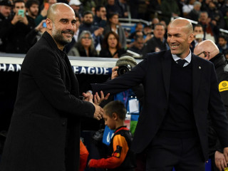 ޒިނެދިން ޒިދާން (ކ) ޕެޕް ގާޑިއޯލާ (ވ): ފުރަތަމަ ލެގުގެ މެޗު 2-1 ގެ ނަތީޖާއަކުން ސިޓީން ވަނީ ކާމިޔާބުކޮށްފައި