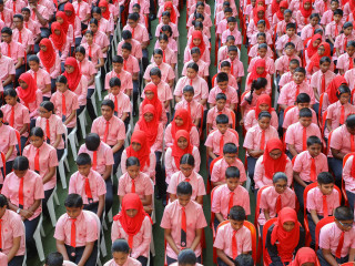 Iskandhar school students