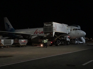 Maldivian brings in perishable cargo from India