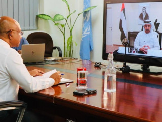 The virtual meeting was held on Monday evening