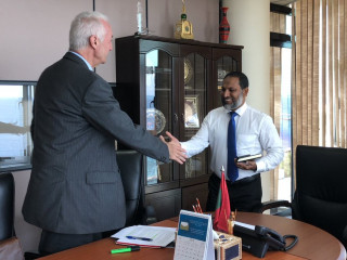 Home Minister Imran Abdulla meets EU Counter-Terrorism Coordinator Gilles de Kerchove