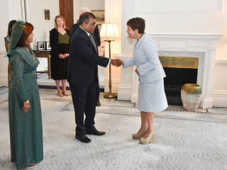The ceremony took place at the Government House Wellington