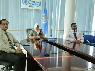 HPA\'s Medical Officer Dr Nazla Rafeeq represented the Maldives at the virtual session held on Thursday