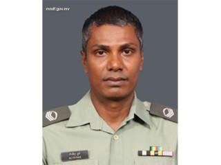 Staff Sergeant Ali Riyaz, from MNDF’s Marine Deployment Unit 2