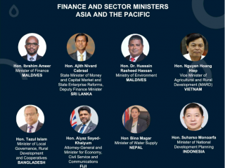 20 finance and sector ministers participated in the meeting