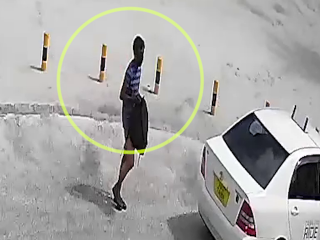 ހުޅުމާލެ ޓްރެކް ސަރަހައްދުގައި ބައްވާފައި އޮތް ދަބަހެއް ވަގަށްނެގި މައްސަލައަކާ ގުޅިގެން ފުލުހުން ހޯދަން އިއުލާން ކޮށްފައިވާ މީހާގެ ވީޑިއޯ ފޫޓޭޖްގެ ފޮޓޯއެއް