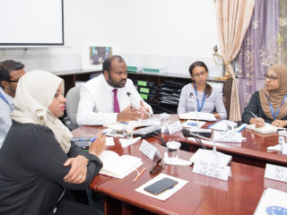 މާލިއްޔަތު ކޮމެޓީއަށް ޓޫރިޒަމް މިނިސްޓަރު އަލީ ވަހީދު ވަޑައިގެން މައުލޫމާތު ދެއްވަނީ (ފައިލް ފޮޓޯ)-