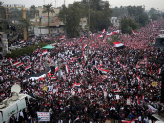 އިރާގުގައި ކުރެވެމުންދާ މުޒާހަރާ