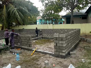 ތިނަދޫގައި ހަދާ ކޮވިޑް ފެސިލިޓީ އިމާރާތް ކުރުމުގެ މަސައްކަތުގެ ތެރެއިން