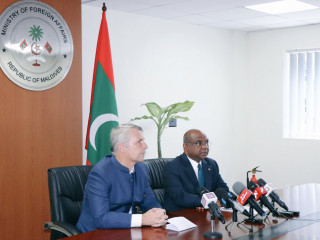 ހޯމަ ދުވަހު ފޮރިން މިނިސްޓްރީން ހޯމަ ދުވަހު ބޭއްވި ނޫސްވެރިންގެ ބައްދަލުވުމުގެ ތެރެއިން