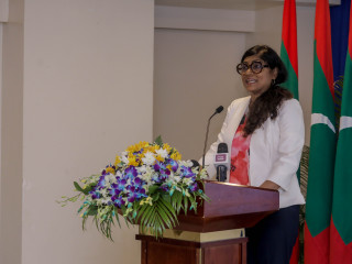 \"ޔޫތު ވޮލްނަރަބަލިޓީ އެސެސްމެންޓް އިން ދަ މޯލްޑިވްސް\" ރިސާޗް އިފްތިތާހުކުރުމުގެ ޖަލްސާގައި ޑިފެންސް މިނިސްޓަރ މާރިޔާ އަހުމަދު ދީދީ ވާހަކަދައްކަވަނީ