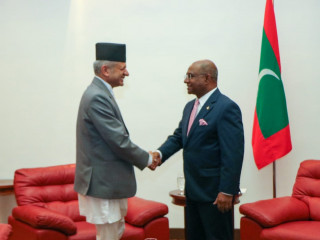 Foreign Minister of Nepal and Foreign Minister of Maldives