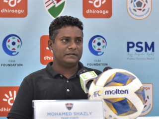 ޓީސީ ސްޕޯޓްސް ކުލަބުގެ ކޯޗު މުޙައްމަދު ޝާޒްލީ (ޝާޒް)