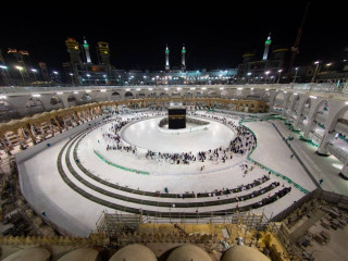 Pilgrims at Mecca, Saudi Arabia