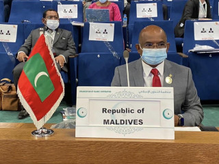 Foreign Minister Abdulla Shahid at the 47th Council of Foreign Ministers Meeting of the Organization of Islamic Cooperation (OIC)