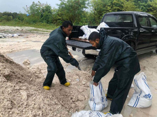 ވިއްސާރަވެ ފެންބޮޑުވުމާއި ގުޅިގެން ރަސެއްގައި ފެން ހިންދުމުގެ މަސައްކަތް ކުރަނީ