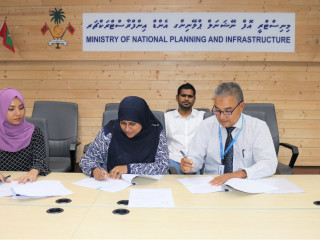 The signing ceremony took place at the ministry building on Tuesday