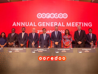 Ooredoo Maldives’ AGM was held at the Convention Hall of four-star resort Kurumba Maldives on Monday