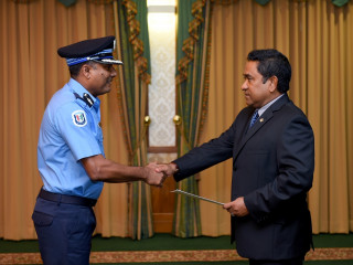 ކޮމިޝަނަރ އޮފް ޕޮލިސް ކަމުގެ މަޤާމަށް އަޙްމަދު ޢަރީފު ޢައްޔަނު ކުރެއްވުން