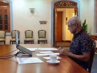 ހޮނިހިރު ދުވަހުގެރޭ ކުރިޔަށް ގެންދިޔަ ކޮވިޑް-19 ޓާސްކް ފޯހުގެ ބައްދަލުވުމުގެ ތެރެއިން