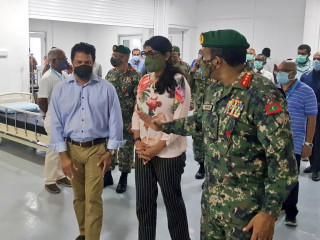 ހުޅުމާލޭގައި ހެދި މެޑިކަލް ފެސިލިޓީ ހަވާލުކުރުމުގެ ރަސްމިއްޔާތުގެ ތެރެއިން