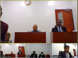 ޖިހާދުގެ މައްޗަށް އުފުލާފައިވާ ދައުވާއާ ގުޅިގެން އެންމެ ފުރަތަމަ ކްރިމިނަލް ކޯޓުގައި ބޭއްވި އަޑުއެހުމުގެ ތެރެއިން