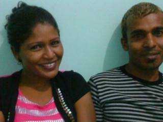 މަރިޔަމް ޝީރީން (ވ) އަދި އޭނާ މަރާލި ކަމަށް ހުކުމް ކޮށްފައިވާ ނަޖާހު (ކ) - ފޮޓޯ: ސޯޝަލް މީޑިއާ