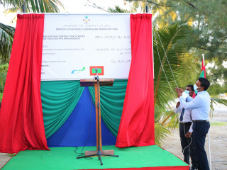 ނ. މާޅެންދޫގައި ކުރިއަށްގެންދާ ފެނާއި ނަރުދަމާ ގާއިމްކުރުމުގެ މަޝްރޫއު އިފްތިތާހުކުރުން