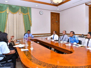 The meeting was held at the President\'s Office on Thursday