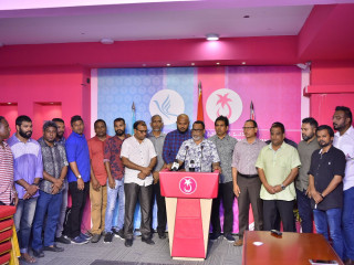 press conference held by the progressive coalition to mark Victory Day
