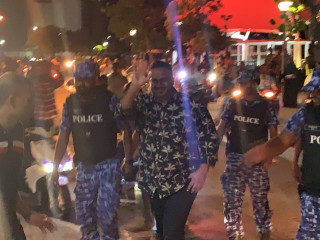 Adeeb being taken to police headquarters