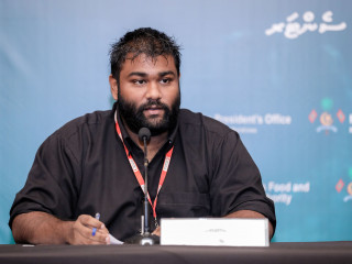 ދިވެހި ރެޑް ކްރެސެންޓްގެ ޕްރޮގްރާމް އެންޑް ސަރވިސަސް މެނޭޖަރު މައީދު މުހައްމަދު ޒާހިރު