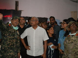 ރައީސް އިބްރާހިމް މުހައްމަދު ސޯލިހް އަލިފާންގެ ހާދިސާ ހިނގި ސަރަހައްދުތައް ބައްލަވާލައްވަނީ