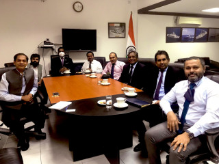 އިންޑިއާ ސަފީރު ސަންޖޭ ސުދީރު އާއެކު އިދިކޮޅު ޕްރޮގްރެސިވް ކޯލިޝަންގެ ބޭފުޅުން ސެޕްޓެމްބަރު މަހު ބޭއްވި ބައްދަލުވުމުގެ ތެރެއިން