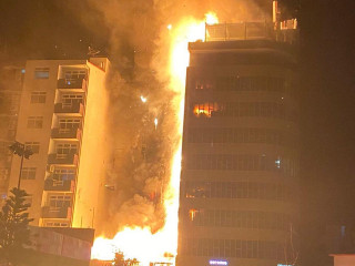 The fire was controlled in less than three hours