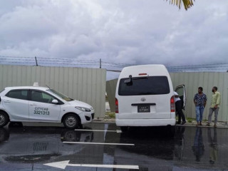 The accident was reported on Saturday morning