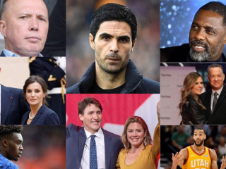 މަތިން ތިރިއަށް (ކ) އިޑްރިސް އެލްބާ، ޓޮމް ހޭކްސްއާއި ރީޓާ ވިލްސަން، ރޫޑީ ގޮބަރޓް (މެދު) މިކެލް އާޓޭޓާ، ޖަސްޓިން އަދި ސޯފީ ޓްރޫޑޯ، (ވ)  ޕީޓާރ ޑަޓަން، ސްޕެއިންގެ ރަސްގެފާނާއި ރާނީ އަދި ކެލަމް ހަޑްސަން-އ