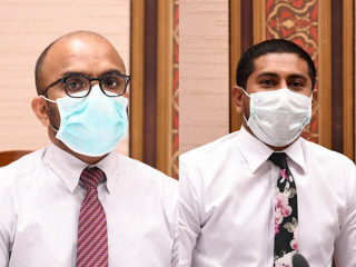 މިނިސްޓަރ އިބްރާހީމް އަމީރު އަދި މިނިސްޓަރ އަހުމަދު މަހްލޫފް