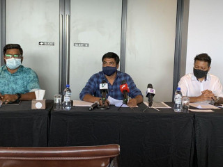 މޯލްޑިވްސް އީޓާރސް ޔޫނިއަނުން ބުދަ ދުވަހު ބޭއްވި ނޫސްވެރިންގެ ބައްދަލުވުމުގެ ތެރެއިން