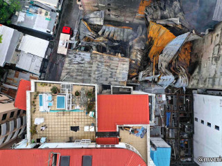 އަލިފާނުގެ ހާދިސާގައި ރޯވި އިމާރާތެއް އަނދާ އަޅިއަށްވެފައި