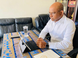 ރާއްޖޭގައި ހަރަކާތްތެރިވާ އދގެ އެޖެންސީތަކާއެކު ފޮރިން މިނިސްޓަރ އަބްދުﷲ ޝާހިދު ބޭއްވެވި ބައްދަލުވުމުގެ ތެރެއިން