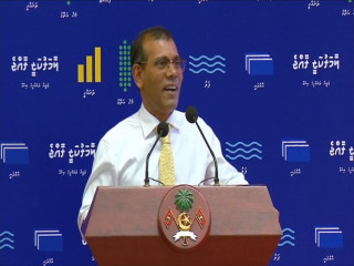 Speaker Nasheed at the Viyavathi Raajje Conference