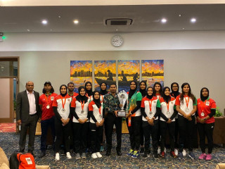 The team returned on Friday night